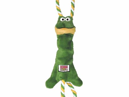 KONG(R) Tugger Knots Frog Dog Rope Toy Medium Large Hot on Sale