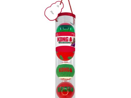 KONG Holiday Occasions Balls 4-pk Md Discount