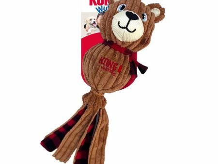 KONG Holiday Wubba(TM) Corduroy Bear Lg Hot on Sale