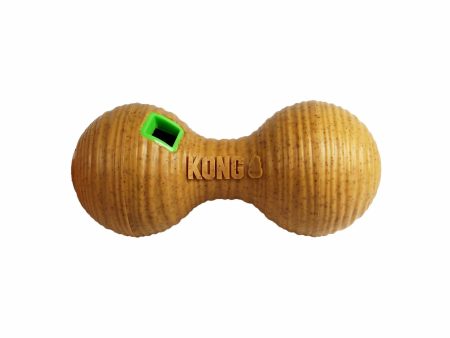 KONG(R) Bamboo Feeder Dumbbell Dog Enrichment Toy Medium Discount