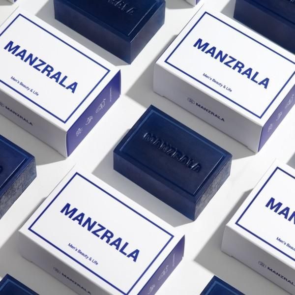 MANZRALA All In One Blue Shower Bar 120ml*3ea Cheap