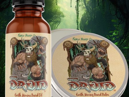 The Druid - Beard Oil & Balm Kit - Creek Moss, Tobacco Leaf, and Bergamot Hot on Sale