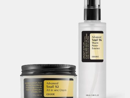 COSRX advanced Snail DUO Set (Essence + Cream) 100ml+100ml Hot on Sale