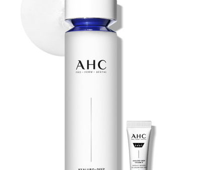 AHC Hyaluro Deep Volume 5 Treatment Essence 130ml+Eye Cream5ml For Cheap