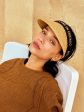 BBYB Raffia Sun Visor Cap (Natural) Cheap