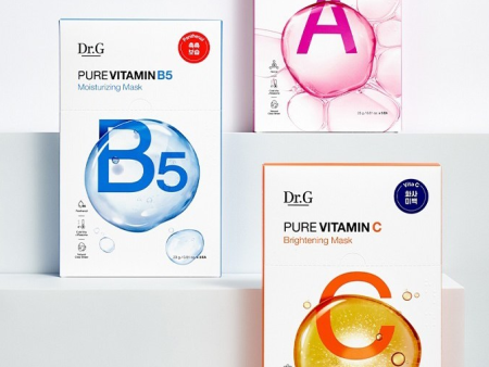 Dr. G Pure Vitamin Mask Set Vitamin A 23g x 4p+Vitamin B5 23g x 4p+Vitamin C 23g x4p Online now