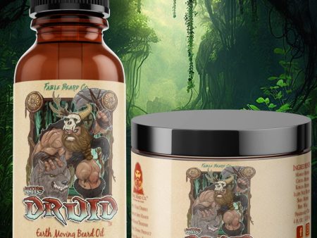 The Druid - Beard Oil & Butter Kit - Creek Moss, Tobacco Leaf, and Bergamot Fashion