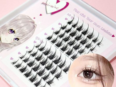 Mibrine eyelash extension doll eye completion eyelash Mibrine collar lash single item, C curl 7~12mm 56pcs For Sale