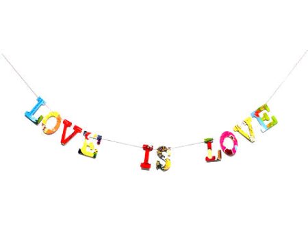 Love Is Love  Garland by Attic Journals For Sale