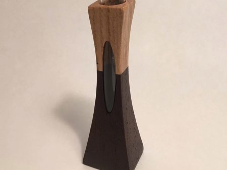 Large Bi-Wood Bud Vase by Ennis Mountain Woods Supply