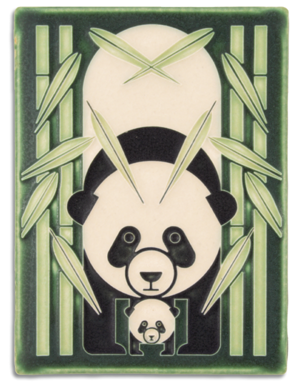 Ceramic  Panda Panda  Tile by Motawi Tileworks Sale