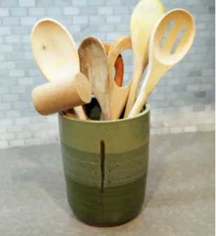 Stoneware Utenisl Holder by Maggy Ames Supply