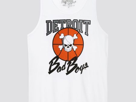 Detroit Bad Boys Tank Top - White For Sale