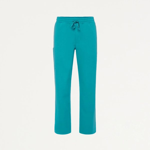 Jaanuu Men s Rhodes Everyday Straight-Leg Scrub Pant - Aqua Online