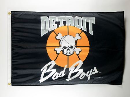 Original Detroit Bad Boys Flag Supply