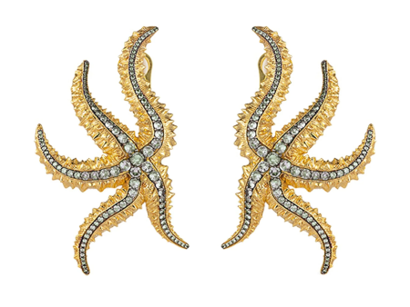 Crystal Sirena Earrings Fashion