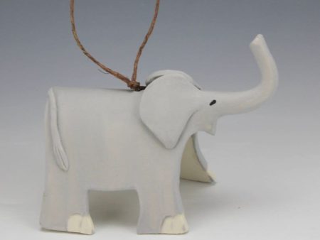 Porcelain Elephant Ornament by Beth DiCara Online now