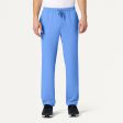 Jaanuu Men s Rhodes Everyday Straight-Leg Scrub Pant - Ceil Blue For Sale