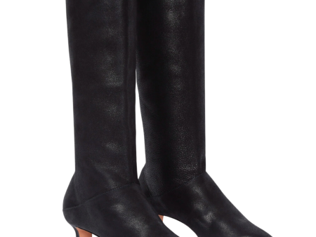 Clemmie Leather Knee High Boots Supply