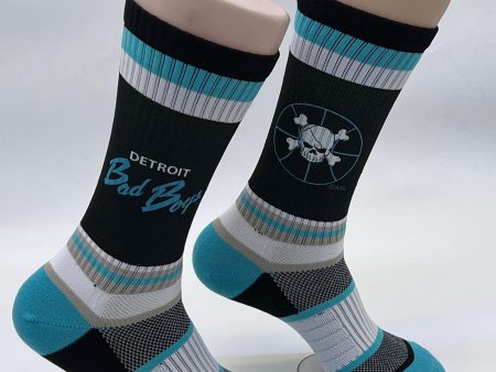 Copy of Bad Boy Classic Crew Socks - Teal Basketball Fashion