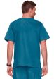 Cherokee Men s Tuckable V-Neck Top - Caribbean Blue For Discount