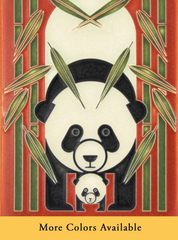 Ceramic  Panda Panda  Tile by Motawi Tileworks Sale