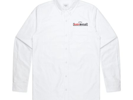 EasyBuild Men s White Oxford Shirt For Discount