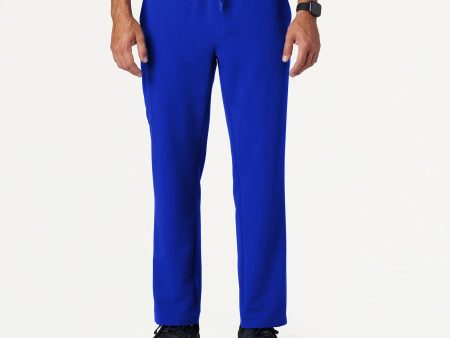 Jaanuu Men s Rhodes Everyday Straight-Leg Scrub Pant - Electric Blue Online Hot Sale