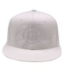 Detroit Bad Boys Flat Bill Snapback Cap - Tone on Tone Wht Online