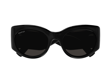 Embossed Logo Oval Frame Sunglasses Hot on Sale