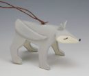 Porcelain Wolf Ornament by Beth DiCara Online