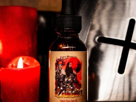 The Crusader - Beard Oil - Ancient Citrus Musk, Lavender Soaked Sandalwood, and Eucalyptus Spice Online Hot Sale