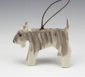 Porcelain Schnauzer Ornament by Beth DiCara on Sale