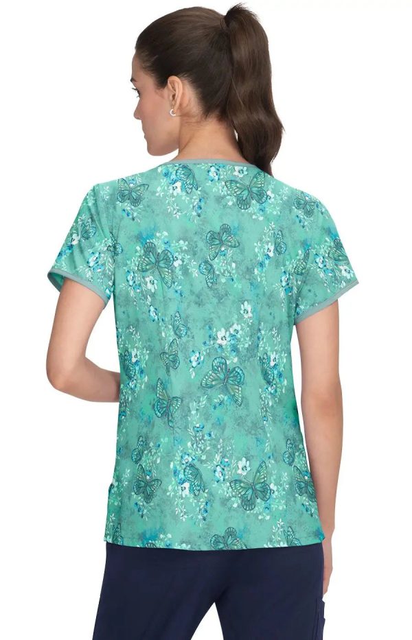 Koi Women s Eve Top - Butterfly Wonderland For Cheap