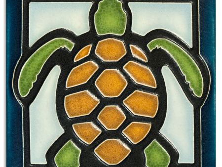 Ceramic Turtle Tile by Motawi Tileworks Cheap