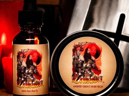 The Crusader - Beard Oil & Balm Kit - Ancient Citrus Musk, Lavender Soaked Sandalwood, and Eucalyptus Spice Discount