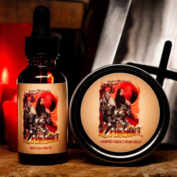 The Crusader - Beard Oil & Balm Kit - Ancient Citrus Musk, Lavender Soaked Sandalwood, and Eucalyptus Spice Discount