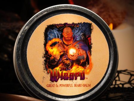 The Wizard - Beard Balm - Cauldron Brewed Bourbon, Toasted Vanilla Oats, Arcane Buttercream, and Orange Zest Sparks Online Sale