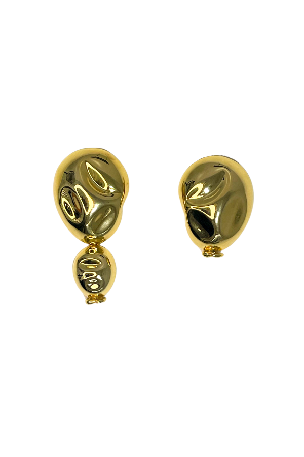 Exclusive Asymmetric Gold Oriente Earrings Cheap