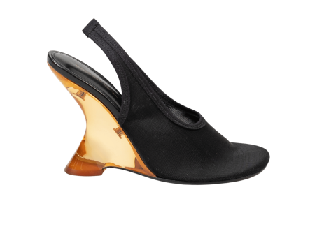 Bulle Black Slingback Pumps For Cheap