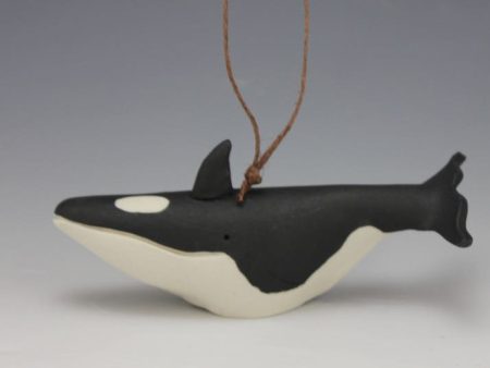 Porcelain Orca Ornament by Beth DiCara Online now