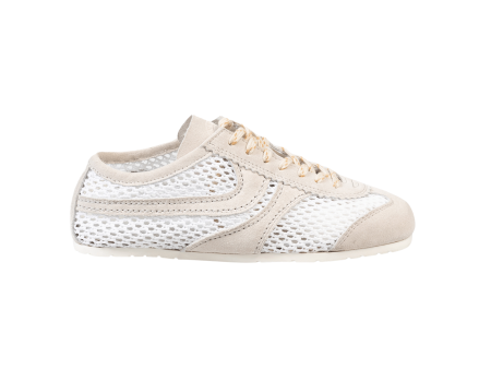 Mesh Combo White Sneakers Cheap