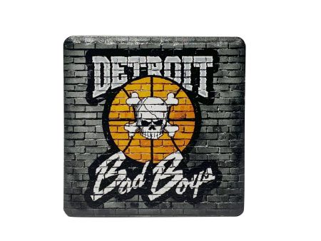 Detroit Bad Boys Brick Tile Coaster For Sale