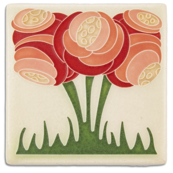 Ceramic  Zoom Blooms  Tile by Motawi Tileworks Cheap