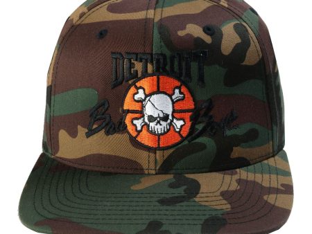 Detroit Bad Boys Flat Bill Camouflage Cap - Multi For Cheap