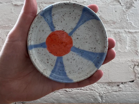 Daisy Plate by Rise and Shine Ceramics For Sale