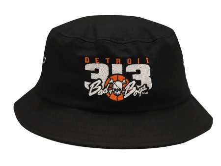 Detroit Bad Boys Bucket Cap - 313 Black Discount