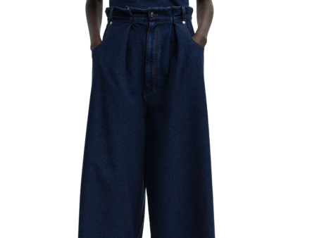 Petite Walker Knit Wide Leg Jean Online Sale