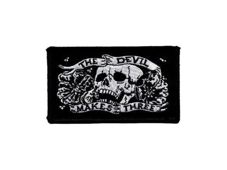 Skull & Poppies Patch Hot on Sale