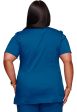 Cherokee Women s Revolution 3-Pocket V-Neck Top - Royal Blue Supply